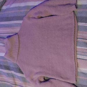 Pink turtle neak sweater